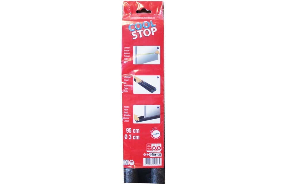 Cool Stop dubbele deur tochtstrip 95cm x 10cm - bruin Cool Stop dubbele deur tochtstrip 95cm x 10cm - bruin