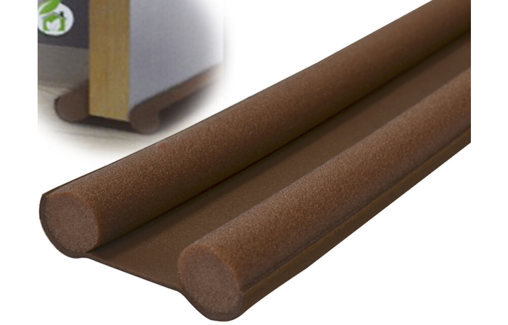 Cool Stop dubbele deur tochtstrip 95cm x 10cm - bruin Cool Stop dubbele deur tochtstrip 95cm x 10cm - bruin