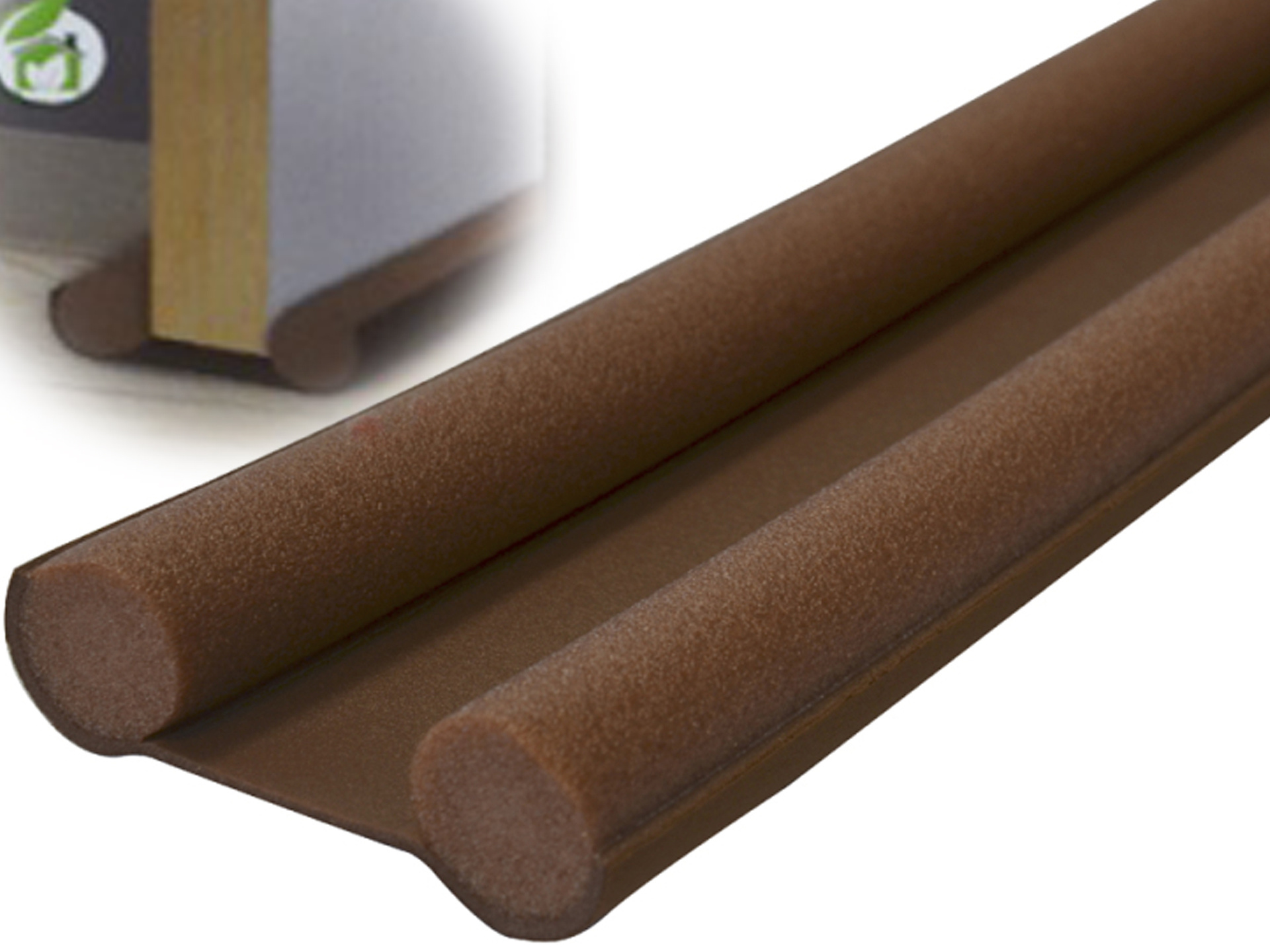 Cool Stop dubbele deur tochtstrip 95cm  x 10cm  - bruin