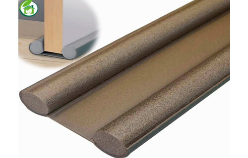 Cool Stop dubbele deur tochtstrip 95cm  x 10cm  - grijs