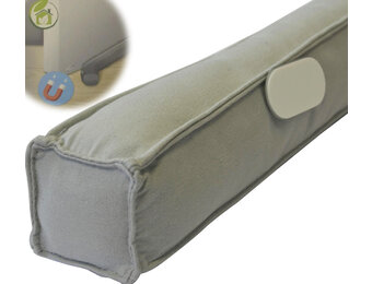 Magnetische Tochtrol - 90 cm. grijs