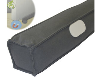 Magnetische Tochtrol -  80 cm.   antraciet