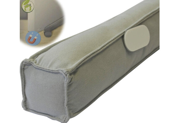 Magnetische Tochtrol -  80 cm.   grijs