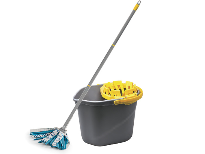Complete vloerreiniging set  - 4 delig