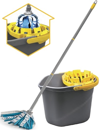 Complete vloerreiniging set  - 4 delig
