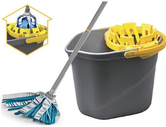 Complete vloerreiniging set  - 4 delig