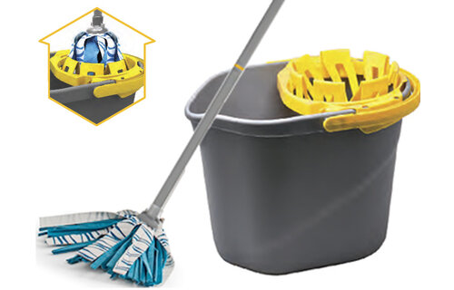 Complete vloerreiniging set  - 4 delig