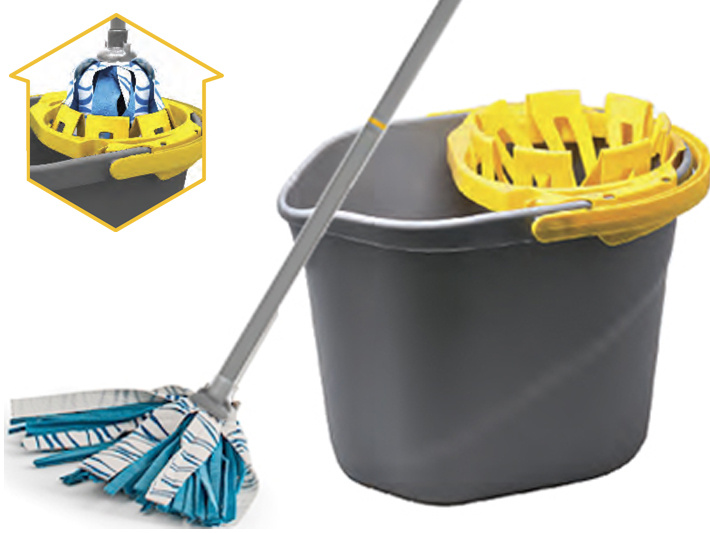 Complete vloerreiniging set  - 4 delig