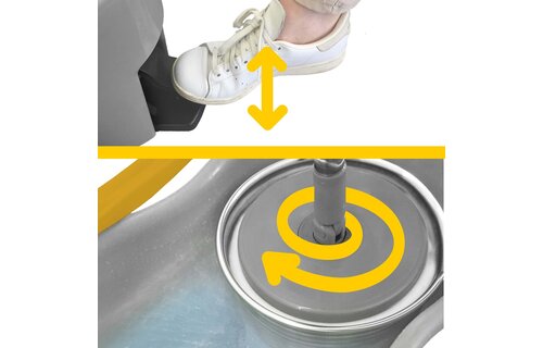 Spinner Mop  "Espresso Inox Plus"