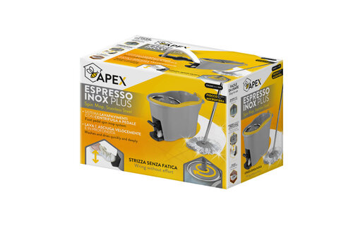 Spinner Mop  "Espresso Inox Plus"