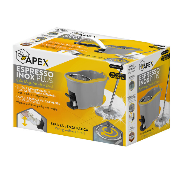 Spinner Mop  "Espresso Inox Plus"