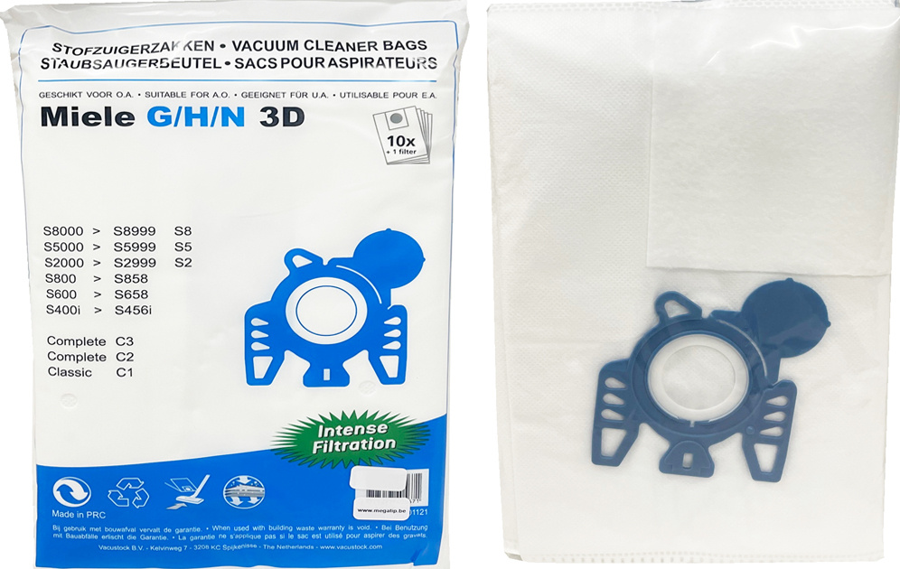 MIELE G/H/N Stofzuigerzakken intense filtration