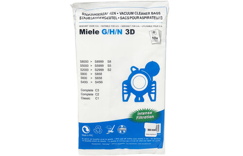 MIELE G/H/N Stofzuigerzakken intense filtration