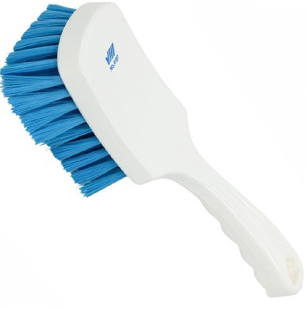 Ergonomische Handborstel Blauw 25 cm.
