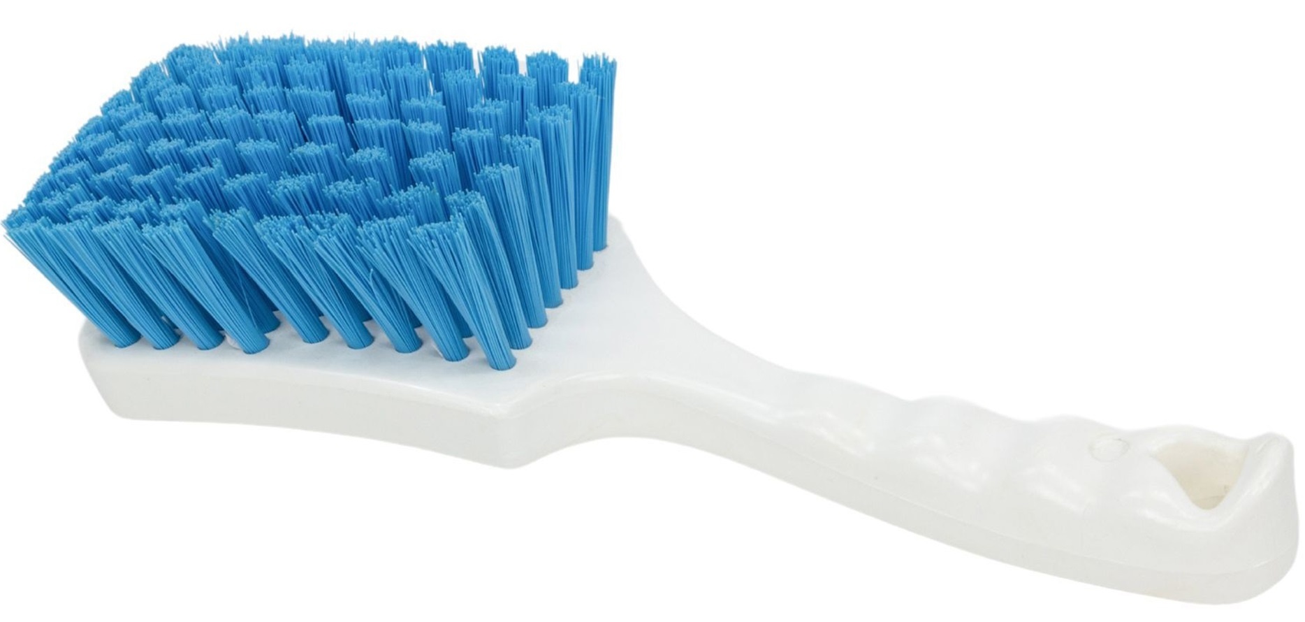 Ergonomische Handborstel Blauw 25 cm.