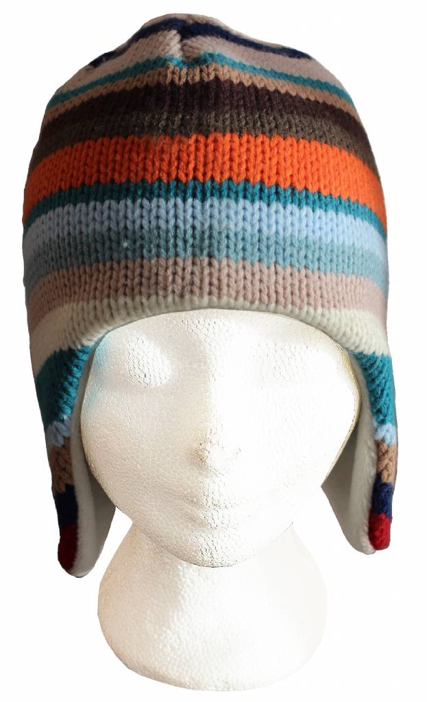 Peru muts gestreept Flosch