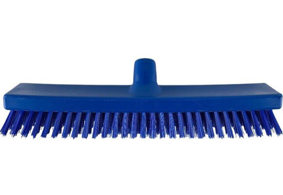 Hygiënische schuurborstel hard 40 cm -  Blauw