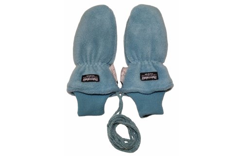 Fleece wanten kinderen licht Blauw