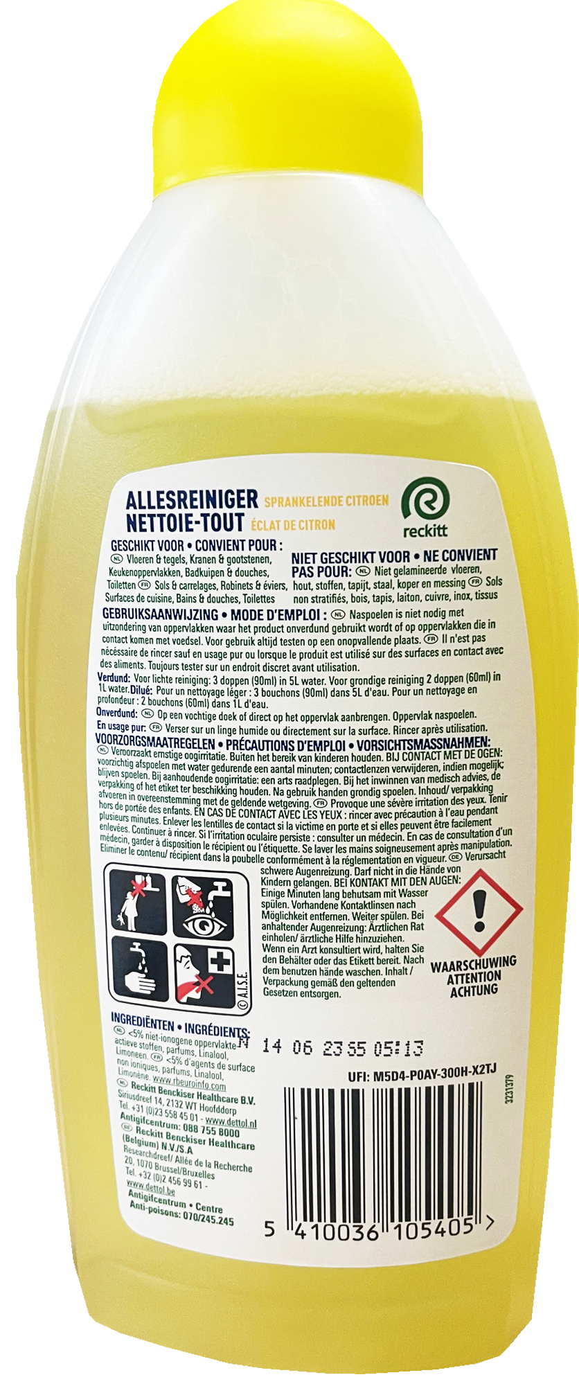 Allesreiniger Dettol Citrus  500 ml Allesreiniger Dettol Citrus  500 ml