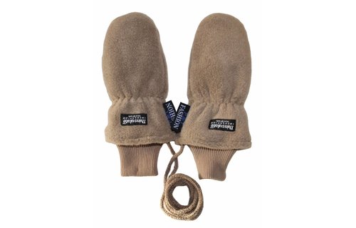 Fleece wanten kinderen Beige