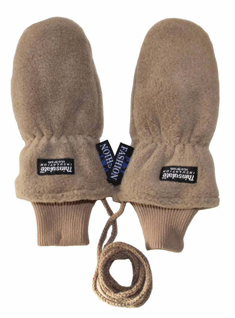 Fleece wanten kinderen Beige Fleece wanten kinderen Beige