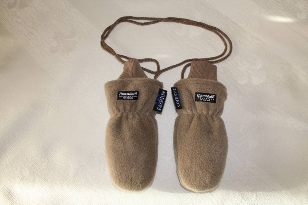 Fleece wanten kinderen Beige Fleece wanten kinderen Beige