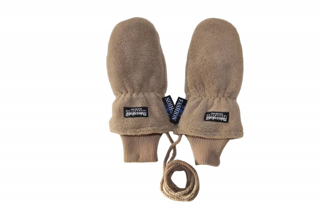 Fleece wanten kinderen Beige Fleece wanten kinderen Beige