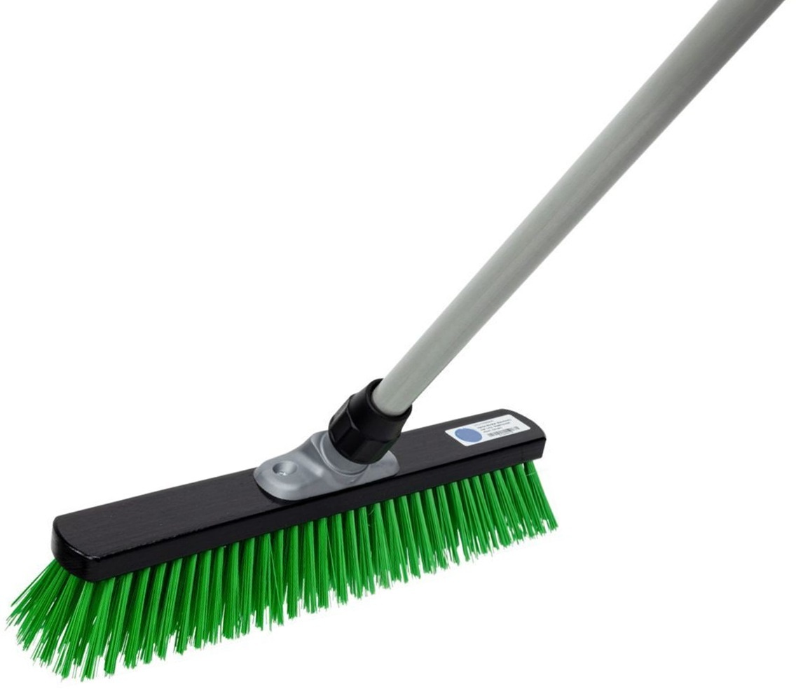 Harde Straatveger 40 cm   groen Blackbody - Universele Steelhouder