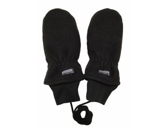 Fleece wanten kinderen Zwart