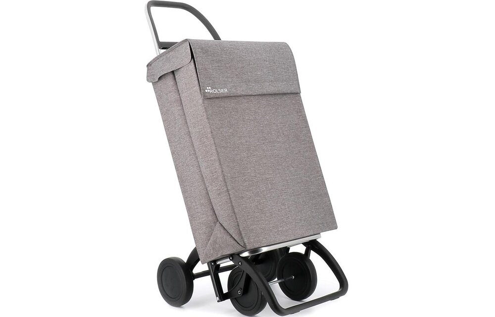 Boodschappentrolley Jean Tweed - 4 Wielen - Grijs Boodschappentrolley Jean Tweed - 4 Wielen - Grijs