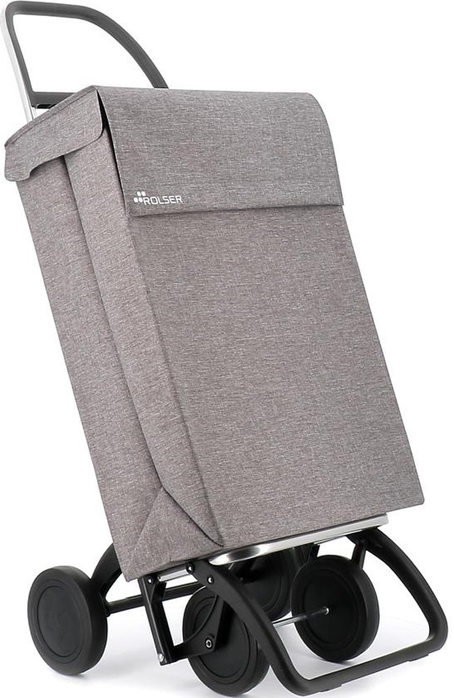 Boodschappentrolley Jean Tweed - 4 Wielen - Grijs