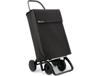 Boodschappentrolley Jean Tweed - 4 Wielen - Zwart