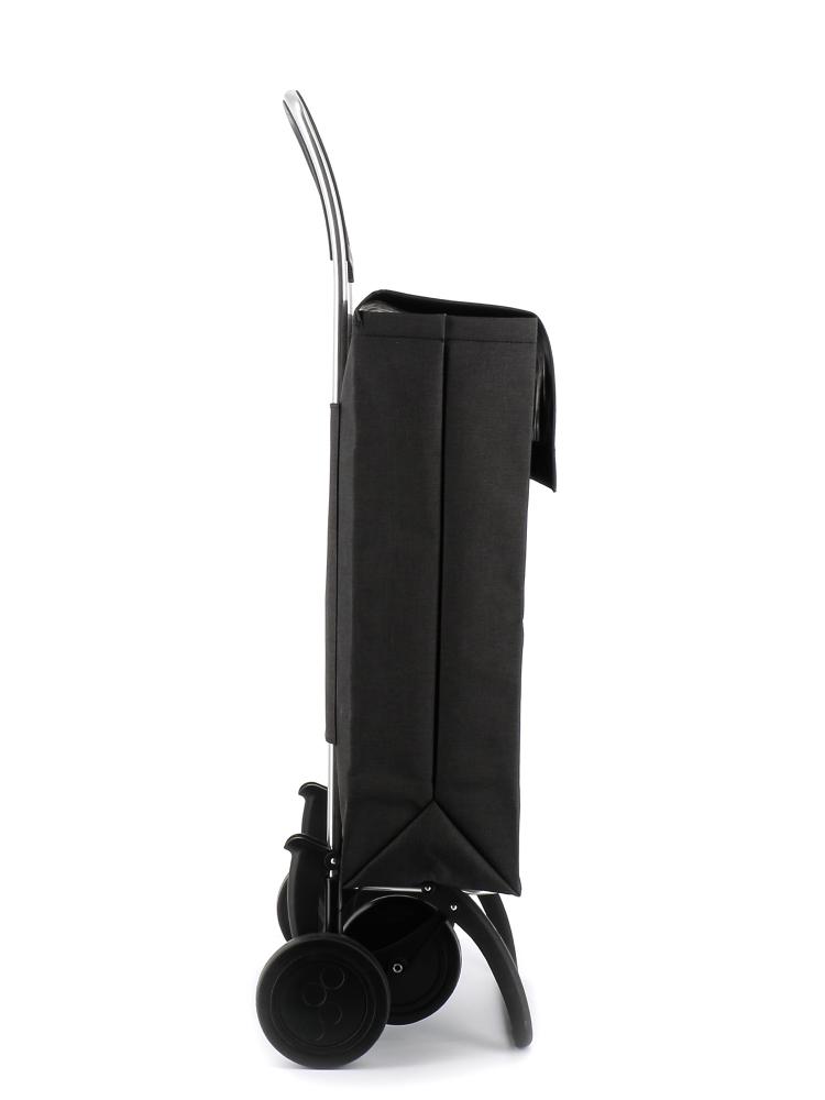 Boodschappentrolley Jean Tweed - 4 Wielen - Zwart Boodschappentrolley Jean Tweed - 4 Wielen - Zwart