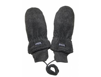 Fleece wanten kinderen antraciet Grijs