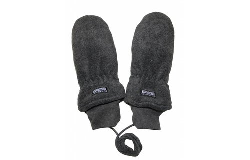 Fleece wanten kinderen antraciet Grijs