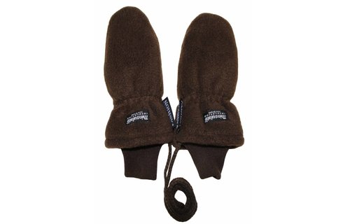 Fleece wanten kinderen Bruin