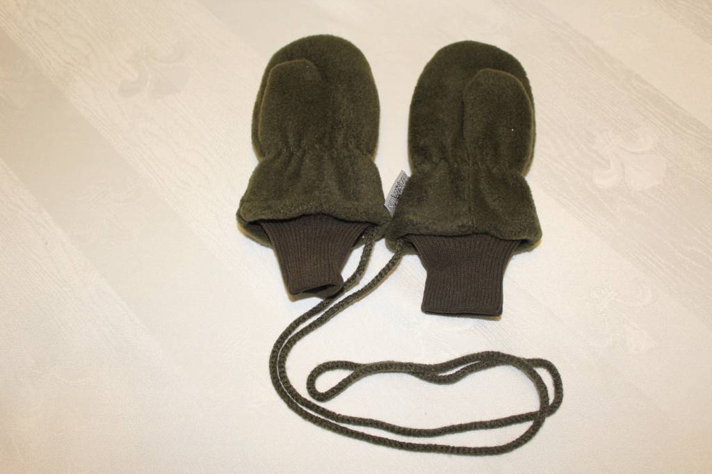 Fleece wanten kinderen Kaki Fleece wanten kinderen Kaki