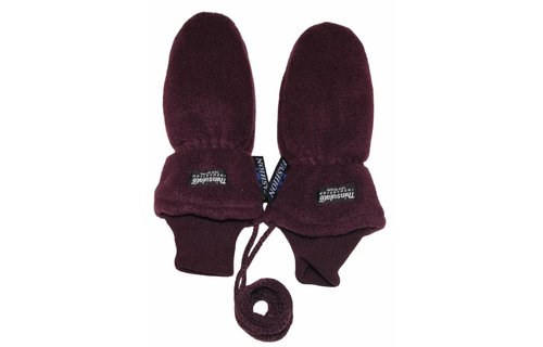 Fleece wanten kinderen Mauve