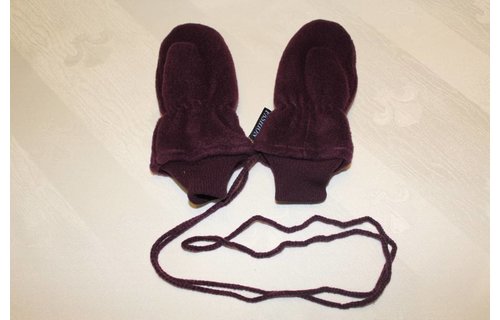 Fleece wanten kinderen Mauve