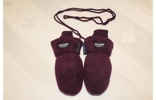 Fleece wanten kinderen Mauve