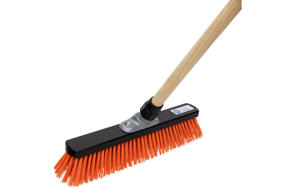 Harde Straatveger 40 cm oranje Blackbody - Universele Steelhouder Harde Straatveger 40 cm oranje Blackbody - Universele Steelhouder