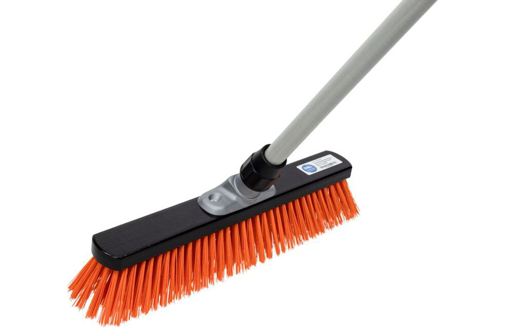Harde Straatveger 40 cm oranje Blackbody - Universele Steelhouder Harde Straatveger 40 cm oranje Blackbody - Universele Steelhouder