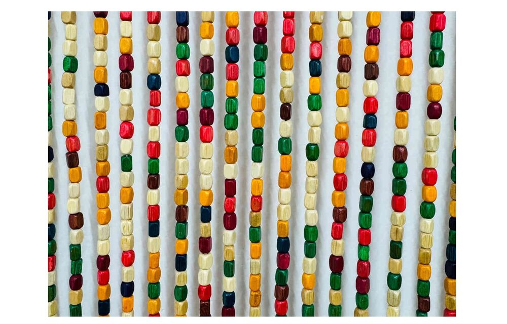 Kralengordijn "Pop" Veelkleurig 90x200 cm Kralengordijn "Pop" Veelkleurig 90x200 cm