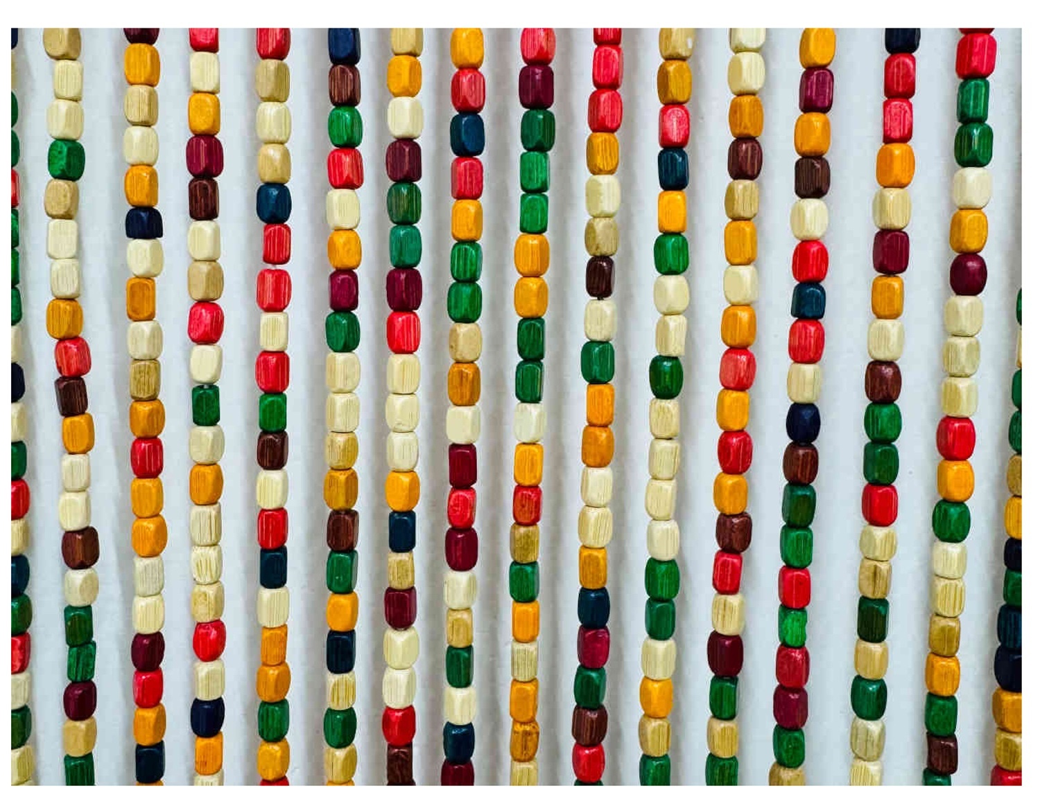 Kralengordijn  "Pop"  Veelkleurig  90x200 cm