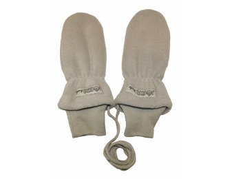 Fleece wanten kinderen licht Beige