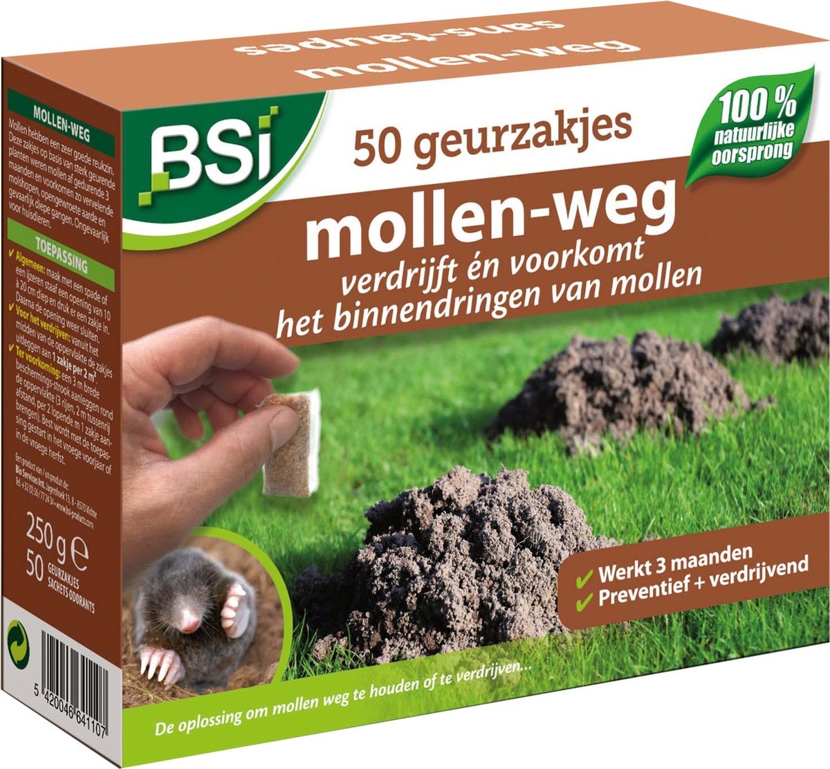 Mollen Weg Geurzakjes - 50 st Mollen Weg Geurzakjes - 50 st
