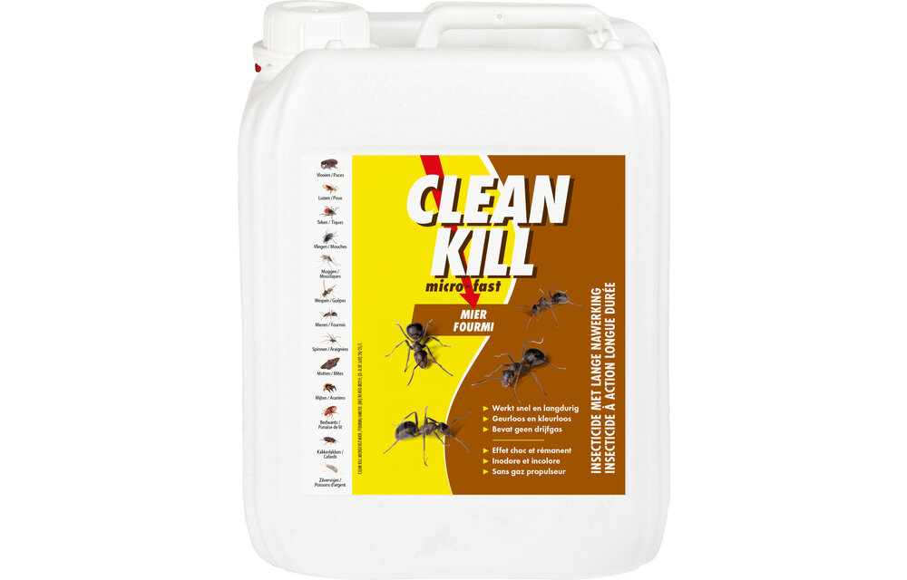 Clean Kill  insecticide tegen mieren  5 Liter