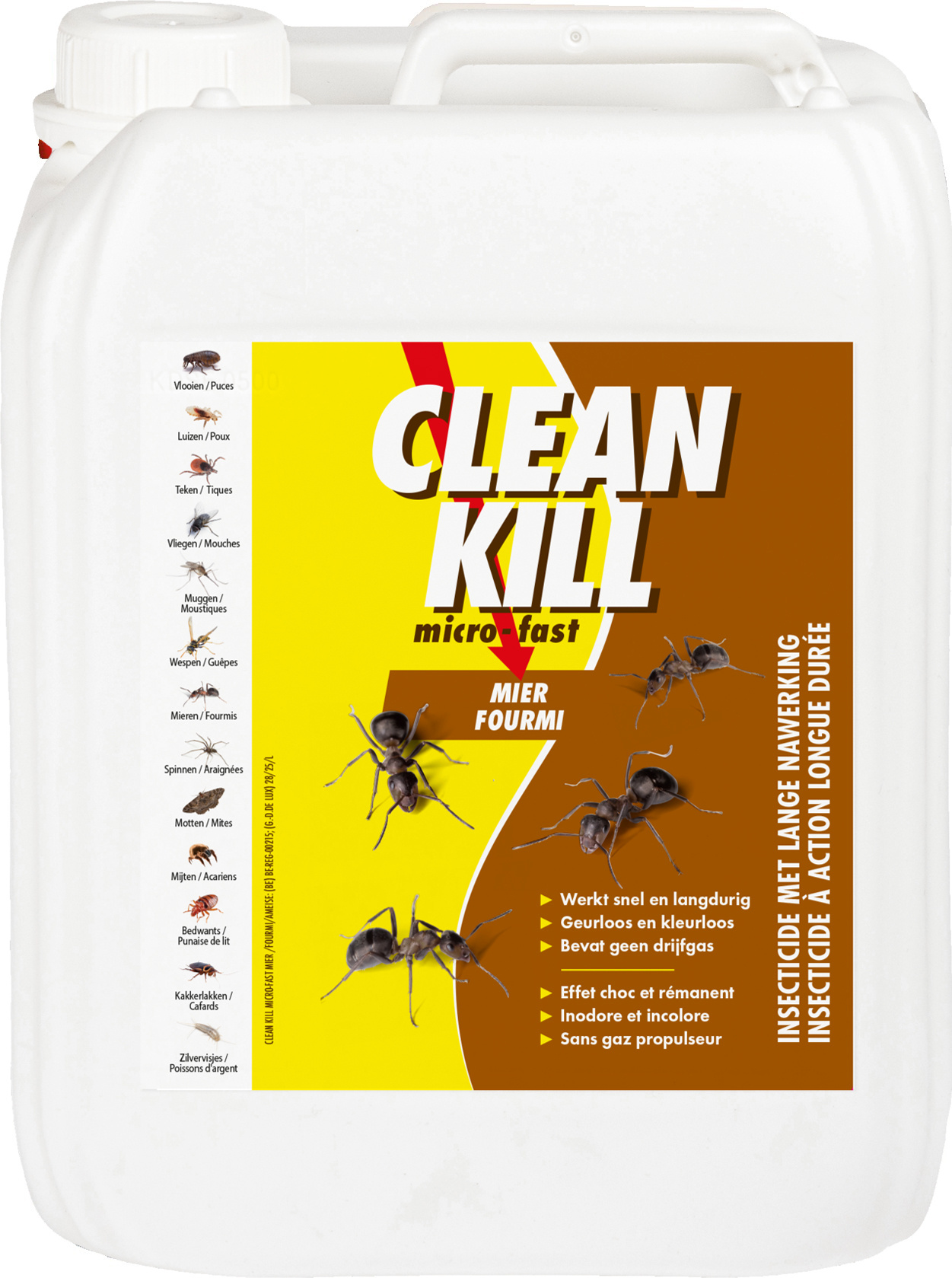 Clean Kill insecticide tegen mieren 2,5 Liter