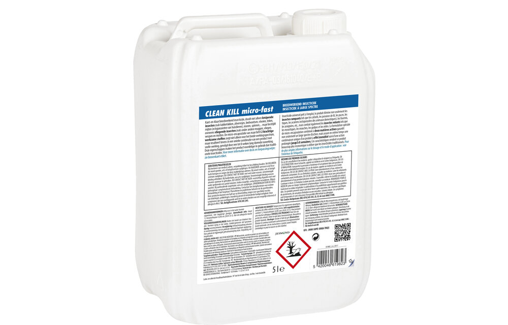 Clean Kill Micro-Fast 5000ml "Gebruiksklaar insecticide tegen ongedierte" Navulling Clean Kill Micro-Fast 5000ml "Gebruiksklaar insecticide tegen ongedierte" Navulling