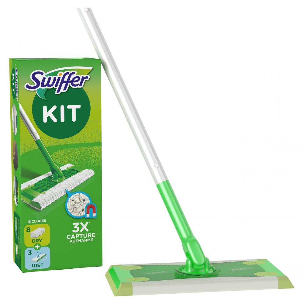 Vloerwisser starterskit "Stofwisser  8 vloerdoekjes + 3 Vochtige Vloerdoekjes " Vloerwisser starterskit "Stofwisser  8 vloerdoekjes + 3 Vochtige Vloerdoekjes "